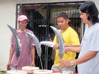 Wilson Ledesma, Manny Montelibano, and Emilio Montelibano Jr.