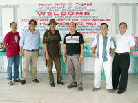 THE JUDGES. Angelo Duarte, Eugene Jamerlan, Lary Dumagat, Jomari Moleta, Ed Gonzales and Carlos Garcia.