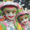 The masskara street dancing