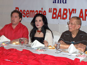 From left, Ramon “Citoy” Arenas, his mother Rosemarie “Baby” Arenas