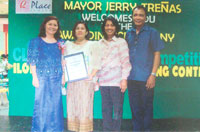 Druing the Clean and Green 2009 Awarding.