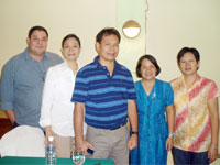 Richie & Nila Gonzalez, Dr. Rene Josef Bullecer, Dr. Dolores Octaviano and Elvira Chin.