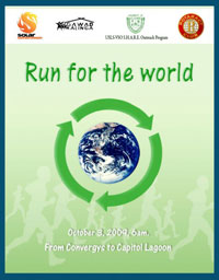 Run for the World poster.