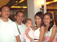 The Family – Francis Miquel 'Jepoy', Papa Iko, Baby Francine, Tweetums & Frances Marielle 'Grazzi'.