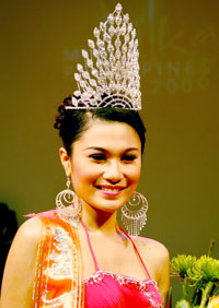 1st Miss Silka Philippines 2009 Kristel Empeno.