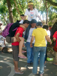 Solidarity Group A performs All Aboard at Molo Plaza.