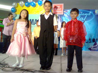 SL Idol Kid Division winners, Kaith Lawrence Espinosa, Justine Ray Suelan & Carlos Dala I.