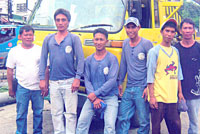 Arnel Toriano, Jehu Dimagiba, Ruben Jaro, Roland Balayo, Erwin Hallador and Eduardo Fernandez.