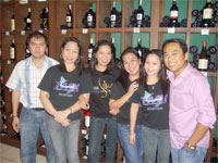 TMX TEAM. Jonas Gagajena, Mae Panes, Joy Canon, Joy Buday, Candy Hechanova and Allen Espano.