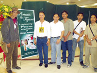 Tito Nobleza (2nd from left) with Lary Dumagat, Carlos Garcia, Ferdie Santiago, Milkie Villalobos and Bal Cerbo.