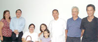 Marichel & Teddy Magalona, Cynthia Claparols-Rodriguez, Hedy, Regina & Dave Sarroza, Rey Soliven and Odi Soliven.