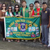 The Iloilo Emerald Lions Club poses as Santa