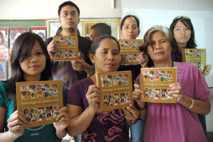 From left, back row: Nuki Calubid (son of Prudencio Calubid and Celine Palma), May Wan Posa-Dominado