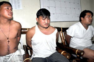 Police successfully rounded up the five suspects in the spate of basag-kotse cases in Iloilo City