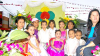 A pose during the Jaro Fiesta opening parade last January