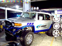 The national awardee FJ Cruiser creatively designed car of MA Wheels Autoworx and winner of Dream Car Award.