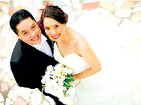 The Newlyweds Raymond and Katherine Anne Sarabia-Babst.