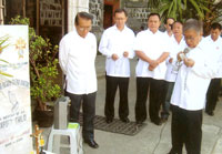 Holy Rosary Prayer in commemoration of the Unborn Child led by PGK Ramon Valasote with GK Dr. Greg Sancho and fellow brother Knights of Columbus.