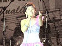 Detche Van Agabon of Escalante City  singing “Hanggang Kailanman.