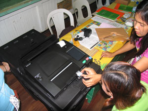 Board of Election Inspectors at the Iloilo Central Elementary School