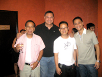 Ondoy Zaldarriaga, Bunny Pages, Jan Richard Zaldarriaga and John Pages.