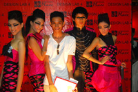 Uer Joe Pabiona, first runner-up and his creations.