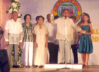 Vice Mayor Ralph Odrunia and family.