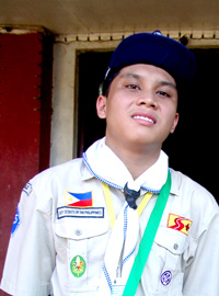 Cid as a senior scout.