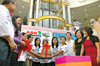 The turnover of books to the ABK2 Little Teachers who will make sure that these are read during the Catch-Up Program.