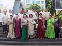 The Iloilo City (Host) Lions Club officers and members Prima Buckley, Ma. Balbina Chavez, President Lion Jeanette Oberio, Ruby Celo, Jeanette Acabal, Violeta Gustilo, Esperanza Larroza (Back) Eddie Juatas, John Honiveros, Felix Villa jr., Councilor Lyndon Acap, Joeboy Agriam, Rene Asoy, Zedrick Señeres, Felix Uy and Dr. Greg Sancho.