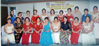 The Zonta Club of Iloilo City I officers, directors and members.