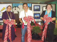 Sr. Claire Cecilia, Jose Louise Mabilog and Marissa Segovia.