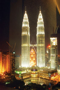 Petronas Twin Towers.