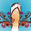 Make Your Own Havaianas Roving Wall