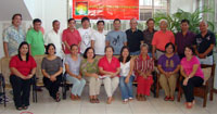 HBO Incorporators after the signing Front row, sitting left to right: Dr. Mary Joan Manejero, Gilda D. Nava, Rosalie Salcedo, Liane Dogoldogol, Cecille Demonteverde, Leila Divinagracia, Rosa Bactung, Dr. Arlene Tionko and Mila Doyo. Standing from left: Larry Hortelano, Harry Dolendo, Eulogio Demonteverde, Clemente Doyo, Ricky Duremdes, Botts Ferrer, Pablo D. Nava IV, Atty. Pablo Nava III, Jose de la Pena, Ricardo Demonteverde, Rey Dequina and Eddie Nilo Empedrado.