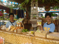 Winning booth of the Guimaras Police Provincial Office.