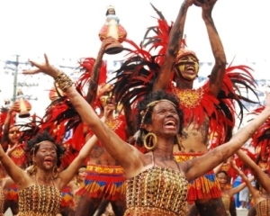 The Dinagyang 2008 Champion : Tribu Paghidaet.